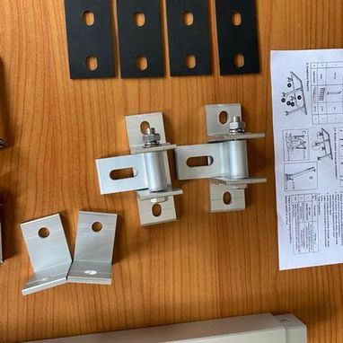SOPORTE REGULABLE PARA PANEL SOLAR 5PT# - 4/10