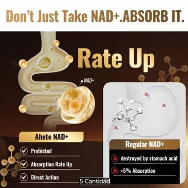 NAD+ 900MG con Niacinamida Riboflavina y Resveratrol. (90 softgel) - 4/6