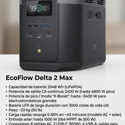 Ecoflow Delta 2 Max l 2048Wh LiFePO4 (4800W PEAK) nuevo con mensajería gratis ! - Img 55562133
