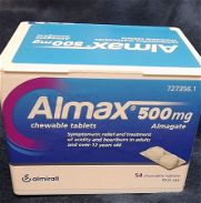 Almax 500 Mg. Alivia eficazmente la acidez y el ardor de estómago.sellado.vence 11/2027 - Img 45861431