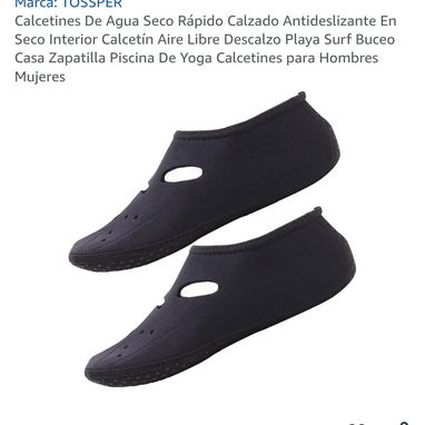 Zapatillas antideslizante para diversos usos como caminar dentro de la casa para la playa y nada y practicar danza. - Img 118695500