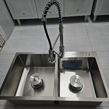 Fregaderos modernos de acero inoxidable sencillo y dobles - 5/5