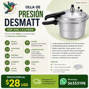 OLLA DE PRESIÓN DESMATT DE 4L - Img 57056981