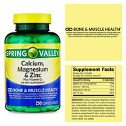 Calcio + Magnesio + Zinc, y Vitamina D3 - Img 44834919