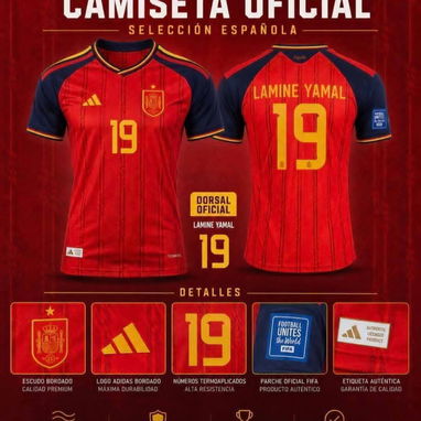 Camisetas oficiales del mundial 2026 de tus jugadores favoritos !!! - Img 124679659