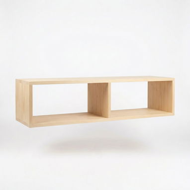 Mueble bajo y aéreo para TV en pino 100%, diseñado para pantallas de entre 32 y 50 pulgadas, con sistema de anclaje - Img 115690197