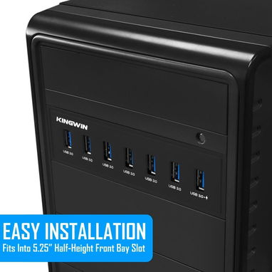 🔌Hub Interno Panel USB 3.0 KINGWIN – 7 puertos 🔌 Precio 35$ - Img 123705090