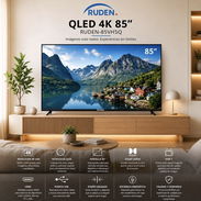 *Tv Smartv Ruden 85 pulgadas QLed 4K*  - Precio 1030 USD - Con transporte  - Garantía 15 días - Img 58078494