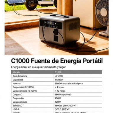 💯 Estación de energía y otros equipos eléctricos todo en electrodomésticos para tu hogar - 7/10
