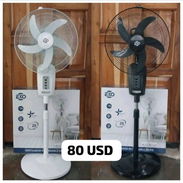 Ventilador Recargable 16" Marca Eko (Blanco y Negro) - Img 56785603