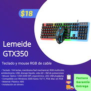 Teclado y mouse RGB con cable - Img 55055232