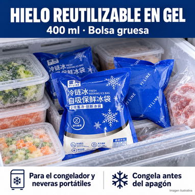 Bolsa de gel para apagones y transporte 400 ml | Centro Habana 2 - 3/3