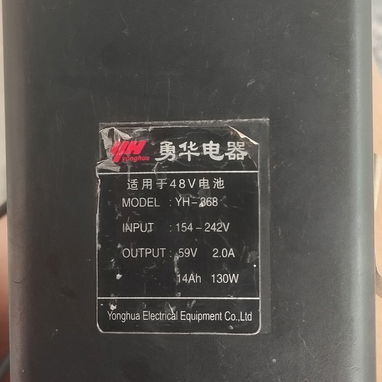 Cargador de bicimoto de 48v - 2/2