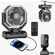 Disponibles 70USD Ventilador recargable Modelo F6 Marca CampingFan 20 mil mAh Color disponible en gris - Img 57501462
