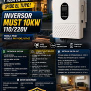 ⚡10KW MUST ⚡ INVERSOR MUST 110/220V 10000W. MENSAJERIA CON FACTURA Y GARANTÍA. 📲 54833699 - Img 56588342