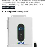 Inversor Híbrido ANENJI 12000W 48V *(Solamente el inversor, no trae paneles solares ni baterías)* - Img 57089602