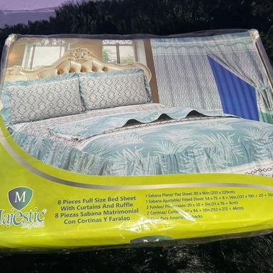 juego de sábanas + cortinas a juego - Img 123045928