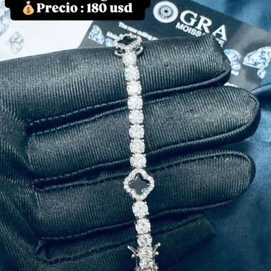 💎✨Manillas Moissanita y Plata 925 ✨💎 - Img 122730029