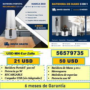 FG-BATIDORAS-LICUADORAS... [ 56579735 ]  de Mano y  Portátil //  Envio Gratis // Garantía 6 meses - Img 54166196