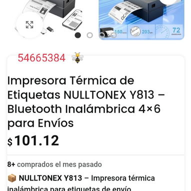 Impresora NULLTONEX Y813 - 2/2