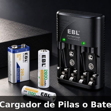 Cargador Pilas Baterias - 3/3