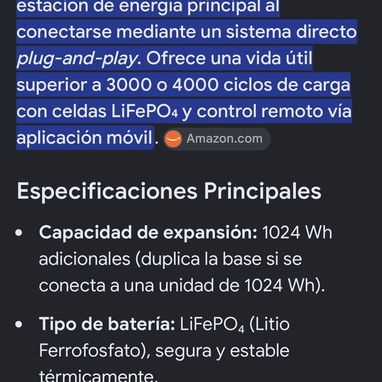 Estación de energía ecoflow delta 3 1500 y su bateria extra - 4/5