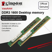 Pareja de Kingston-DDR3-2x8-16GB-1600Mhz-Desktop-RAM-Low-Profile ,nuevas.Garantia y seriedad. - Img 45561697