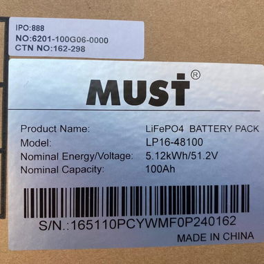 🔋BATERIAS LiFePO4 Capacidad 100Ah 5.12kWh/51.2V - Img 121696645