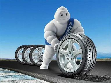 Súper Ganga ‼️‼️  Juego Completo de (5) Gomas Michelin 17  (225/60/17) con sus llantas  5 huecos (17 /100). Todo Nuevo 0 - Img 62569423