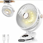 Ventilador Grande de 12 Pulgadas, Ventilador Portátil Mejorado de Escritorio con 5000mAh y Oscilación Automática de 135° - Img 54389600
