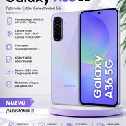 Samsung Galaxy A36 5G sellado en caja 8/256 - Img 56760764