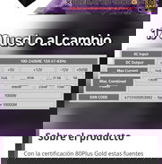 Ganga Fuente Aerocool XPredator 1000GM 80 plus oro - Img 49892180