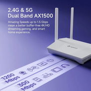 OFERTA Router AX1500 WiFi 6 Doble Banda 1.5Gbps con Puertos Gigabit y EasyMesh SELLADOS EN CAJA 63142460 - Img 56872309