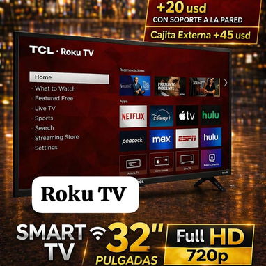 Televisores Inteligentes/ TCL Google TV y Roku TV - Img 121010159