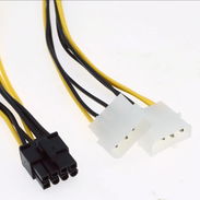 Cable adaptador de alimentación 2 Molex a 8 pines para tarjeta gráfica - Img 57684294