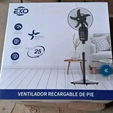 Ventilador recargable marca Eko - 2/3