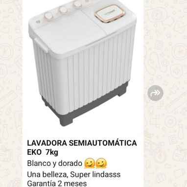 Lavadora automática EKo 9kg Lavadora Semiautomática 160 USD 7kg Lavadora Secadora al vapor EKO 11kg - Img 121865602