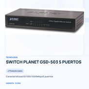 SWITCH PLANET GSD‑503 5 PUERTOS - Img 56930924