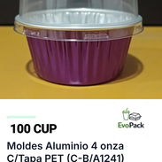 Molde de aluminio para flan de 4 onzas - Img 55848338