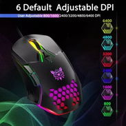 Mouse RGB Gaming Onikuma con 7 botones y Velocidades ajustables - Img 57528585