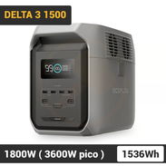 EcoFlow DELTA 3 1500 con 1536Wh, 1800W - Pico 3600W, Carga Rápida y Batería LiFePO Estación de Energía Portátil - Img 55211146