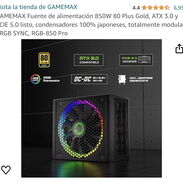 GAMEMAX 850W 80 Plus Gold MODULAR RGB - Img 45495520