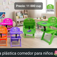 Comederos, palanganas, mesas y sillas didácticas para niños y bebé - Img 55517282
