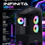 ✅Chasis Raidmax panorámico de cristal templado, con 3 fanes incluidos, para E-ATX, ATX, M-ATX y mini ITX. Nuevo en caja. - Img 57958290