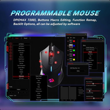 (X)  Combo Gaming Redragon S101 Teclado + Mouse RGB USB con Reposamuñecas  $59.72 - Img 126469214