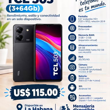 Celulares Nuevos en La Habana, A06, A07, A17, A57, NOTE 14, NOTE 15 TODO NUEVOS SELLADO Y CON GARANTÍA - 8/10