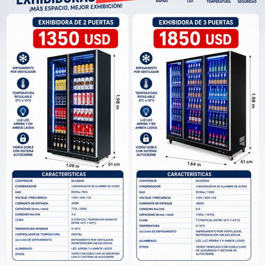 Exhibidora Xingx horizontal y vertical - Img 126330607