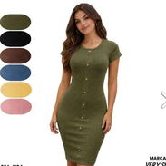 Vestidos de mujer unitalla elastizados - Img 58180677