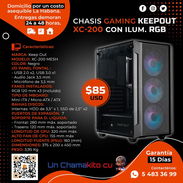 👾 GABINETE GAMING 👾 CHASIS GAMING KEEP OUT RGB. SERVICIO DE MENSAJERÍA CON FACTURA Y GARANTÍA. TLF 54833699 - Img 54514893