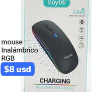 Mouse inalambrico RGB - Img 57556912